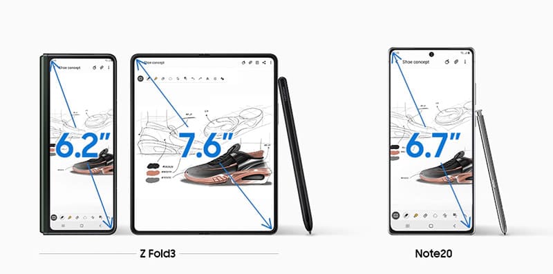 Galaxy Z Fold 3 dimensions-min