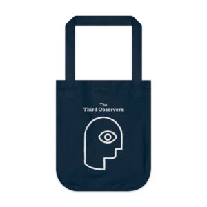 Organic canvas tote Navy