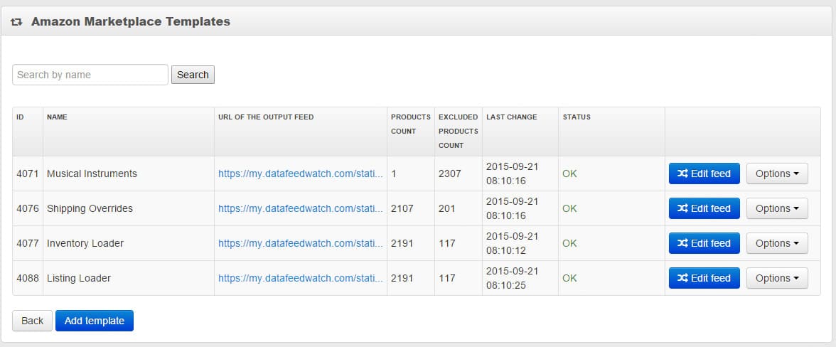 DataFeedWatch Marketplaces