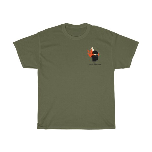 burnout tee green